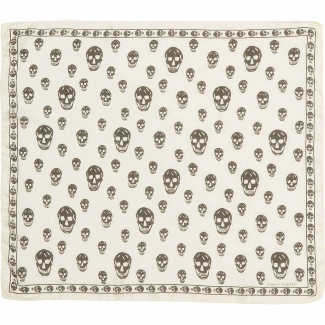 人気の アレキサンダー マックイーン ALEXANDER Scarf MCQUEEN レディース マフラー Silk・スカーフ・ストール Skull Skull Silk Scarf Ivory/Black, 名作映画館 H and K:833e8c43 --- kzdic.de 人気の アレキサンダー マックイーン ALEXANDER Scarf MCQUEEN レディース マフラー Silk・スカーフ・ストール Skull Skull Silk Scarf Ivory/Black, 名作映画館 H and K:833e8c43 --- kzdic.de