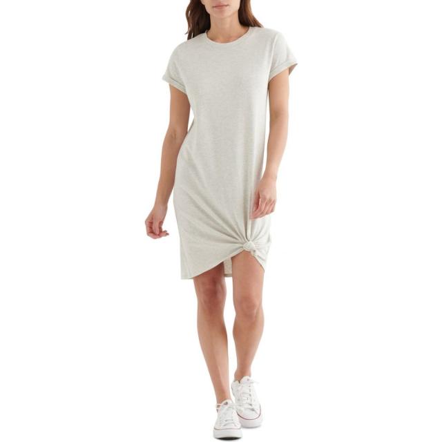 21春夏新色 ラッキーブランド Lucky Brand レディース ワンピース Tシャツワンピース Twist Front Cotton And Modal T Shirt Dress Light Heather Gr 代引不可 Www Servblu Com