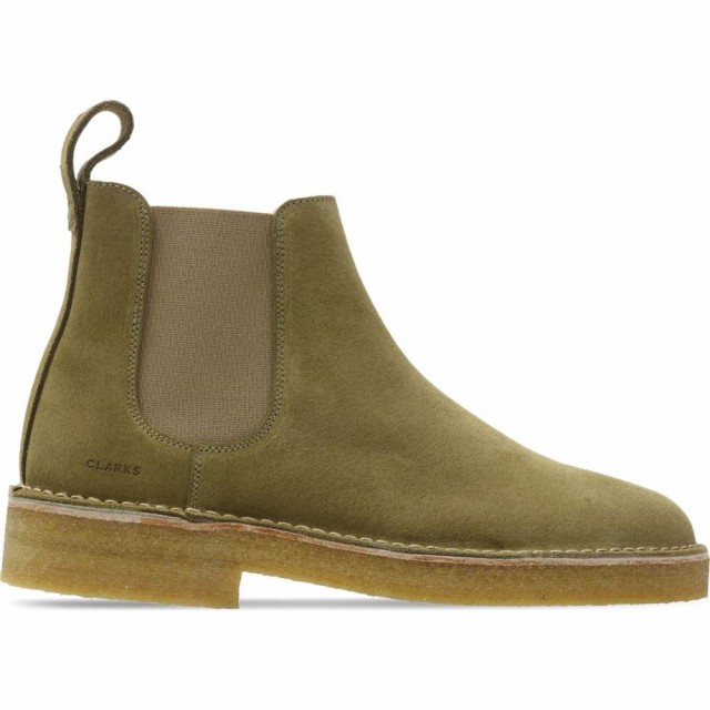 上質で快適 クラークス Clarks メンズ ブーツ チェルシーブーツ シューズ 靴 Desert 221 Chelsea Boot Olive Suede 公式 Olsonesq Com