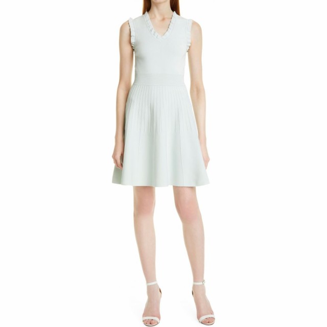 今だけ限定価格 テッドベーカー Ted Baker London レディース ワンピース Aライン ワンピース ドレス Scallop Knit Skater Dress Mint 激安 即納 Travelstore Tn