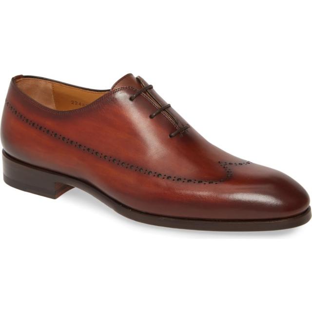 マグナーニ Magnanni メンズ 革靴 マーケット ビジネスシューズ ウイングチップ Lima Leather シューズ Cognac Wingtip 靴