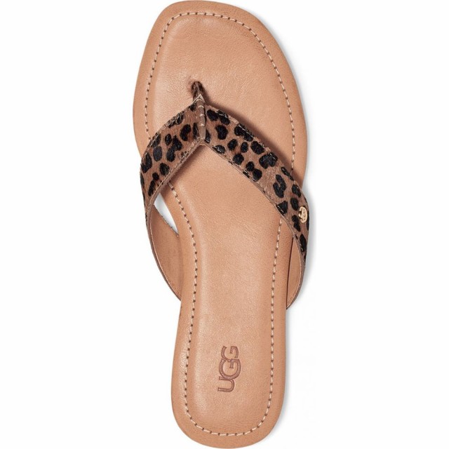 国産正規店 アグ UGG レディース ビーチサンダル シューズ・靴 Tuolumne Genuine Calf Hair Flip Flop Leopard Print Calf Hairの通販はau PAY マーケット - フェルマート|商品ロットナンバー:509731307 新品大人気