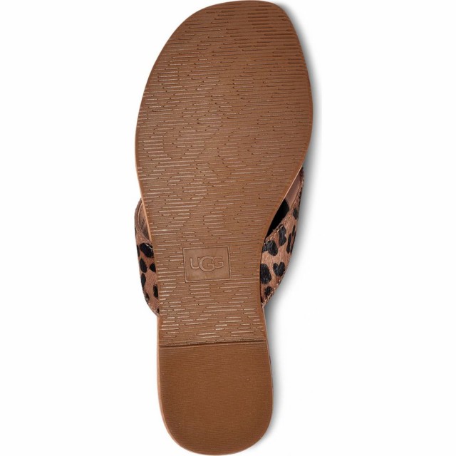 国産正規店 アグ UGG レディース ビーチサンダル シューズ・靴 Tuolumne Genuine Calf Hair Flip Flop Leopard Print Calf Hairの通販はau PAY マーケット - フェルマート|商品ロットナンバー:509731307 新品大人気