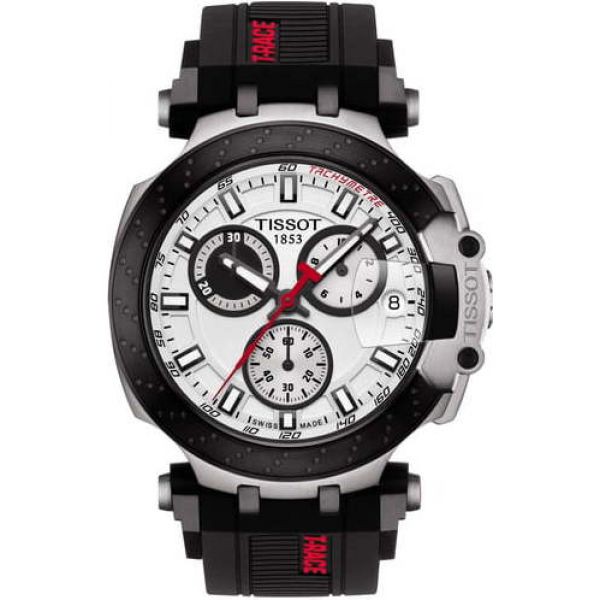 宅配マイスター ティソ Tissot レディース 腕時計 クロノグラフ T Race Chronograph Silicone Strap Watch 48mm