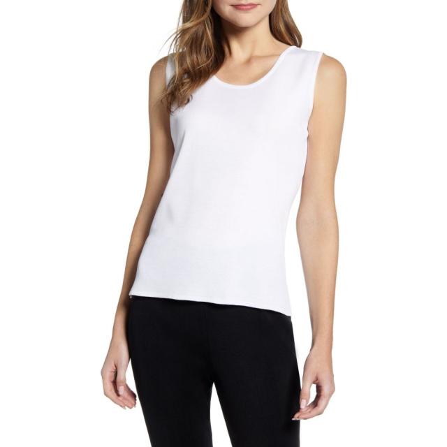 人気ショップが最安値挑戦 ミンウォン Ming Wang レディース タンクトップ トップス Scoop Neck Tank