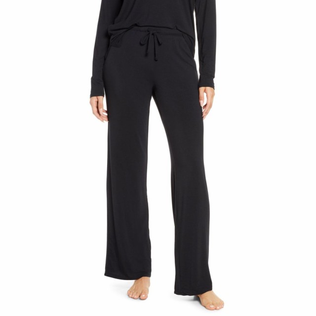 公式ストア ノードストローム Nordstrom レディース パジャマ ボトムのみ インナー 下着 Moonlight Pajama Pants Black 人気ブランドを Majconsults Com