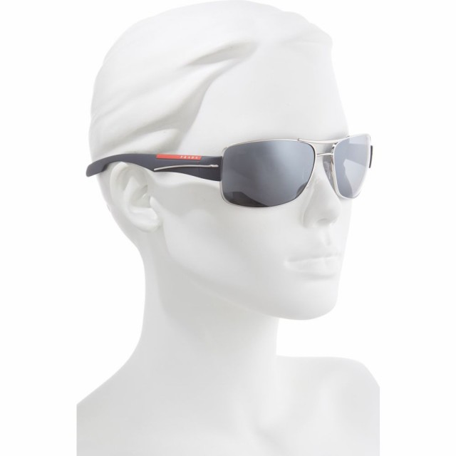 限定品即納 プラダ 65mm Rectangle Sunglasses Silver/Grey Silver Mirrorの通販はau PAY マーケット - フェルマート｜商品ロットナンバー：509744562 PRADA SPORT レディース メガネ・サングラス 人気SALE2023