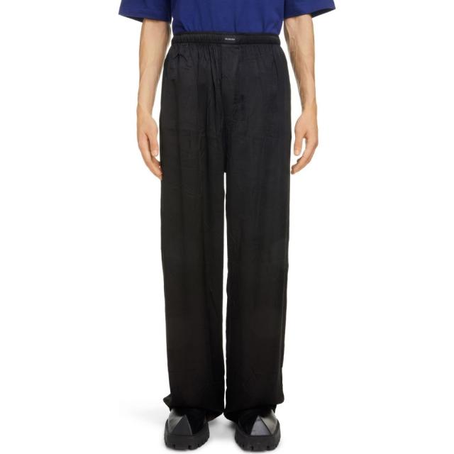 高知インター店 バレンシアガ Balenciaga メンズ ボトムス パンツ Satin Pants Black 爆安プライス Olsonesq Com