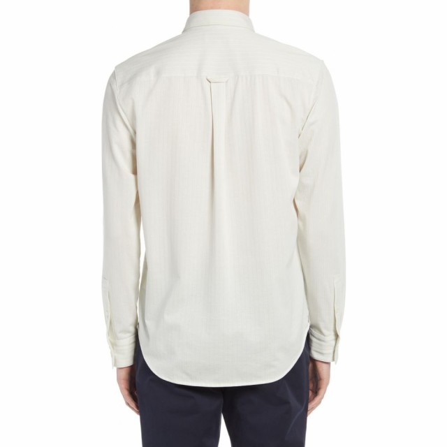 サイズのた クラブ Stripe Knit Long Sleeve Button-Up Shirt White Stripeの通販はau PAY マーケット - フェルマート|商品ロットナンバー:511705586 モナコ CLUB MONACO メンズ シャツ トップス めしており