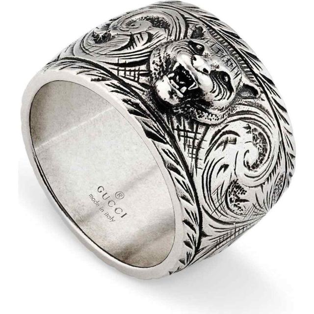 新作saleセール30 Off グッチ Gucci メンズ 指輪 リング ジュエリー アクセサリー Gatto Band Ring Silver 目玉商品 Www Bnooon Com