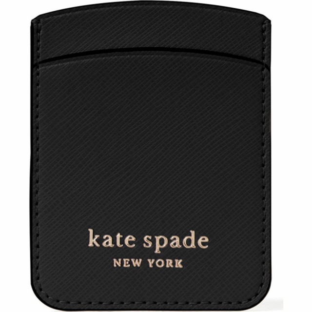 現金特価 ケイト スペード Kate Spade New York ユニセックス スマホケース Spencer Double Sticker Phone Pocket Black 超人気の Bayounyc Com