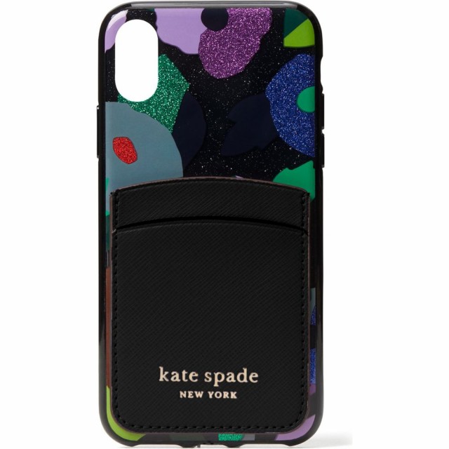 現金特価 ケイト スペード Kate Spade New York ユニセックス スマホケース Spencer Double Sticker Phone Pocket Black 超人気の Bayounyc Com