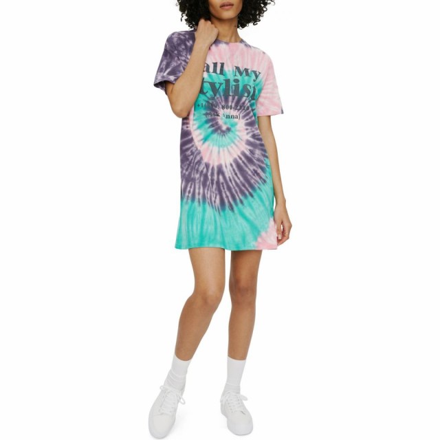 即日発送 イレブン パリ Elevenparis レディース ワンピース Tシャツワンピース ワンピース ドレス Call My Stylist Tie Dye Graphic T Shirt Dre 21春夏 Csscksu Com