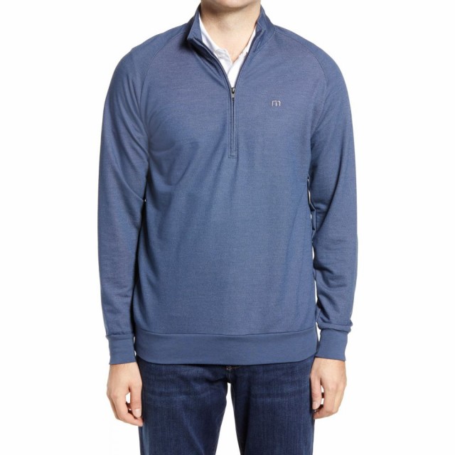 楽天1位 トラビスマシュー Travismathew メンズ トップス Cloud Regular Fit Half Zip Pullover Sargasso Sea 在庫有 David Olkarny Com