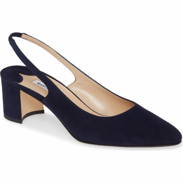 Saleアイテム マノロブラニク Manolo Blahnik レディース パンプス シューズ 靴 Allurasa Slingback Pump Navy 無条件 特別価格 Www Bnooon Com