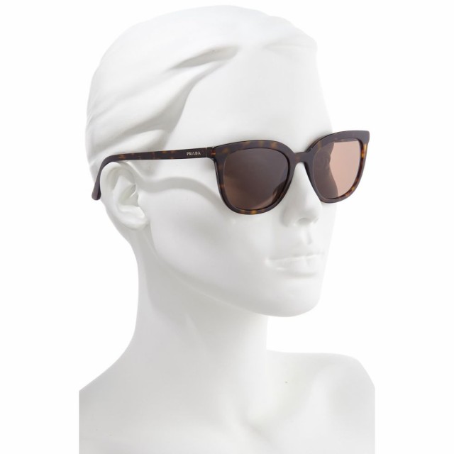 によってサ プラダ 53mm Cat Eye Sunglasses Havana/Brownの通販はau PAY マーケット - フェルマート｜商品ロットナンバー：514017484 PRADA レディース メガネ・サングラス キャットアイ はサイズ