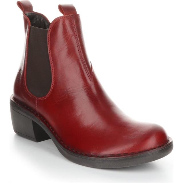 人気満点 フライロンドン Fly London レディース ブーツ チェルシーブーツ シューズ 靴 Meme Chelsea Boot Red Leather 国内最安値 Olsonesq Com