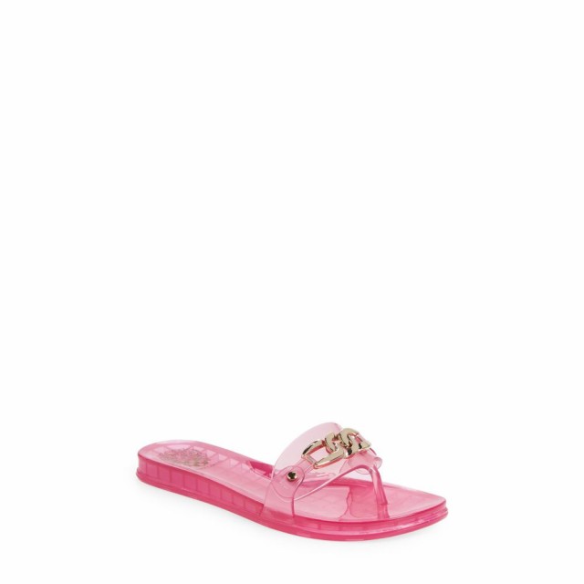 販売サイト ヴィンス カムート Vince Camuto レディース ビーチサンダル シューズ 靴 Evolet Flip Flop Raspberry Transparent アウトレット直販店 Triplex Ee