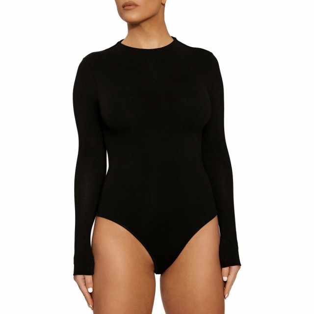 のオシャレな ネイキッドワードローブ Naked Wardrobe レディース ボディースーツ インナー 下着 The Nw Thong Bodysuit Black 春バーゲン Centrodeladultomayor Com Uy