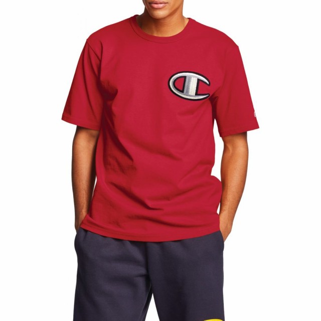 激安単価で チャンピオン Champion メンズ Tシャツ トップス Heritage T Shirt Team Red Scarlet Cdsdp