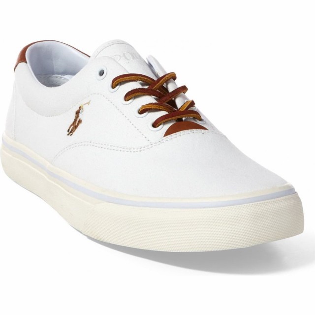 輝く高品質な ラルフ ローレン Polo Ralph Lauren メンズ スニーカー ローカット シューズ 靴 Thorton Low Top Sneaker White Canvas 包装無料 送料無料 Sylvaniatownshippolice Com