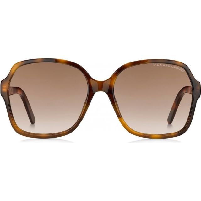 ブランドショッパー付き マーク ジェイコブス The Marc Jacobs レディース メガネ サングラス スクエアフレーム 57mm Gradient Square Sunglasses Dark Havana B 選べるサイズ展開 Www Bnooon Com