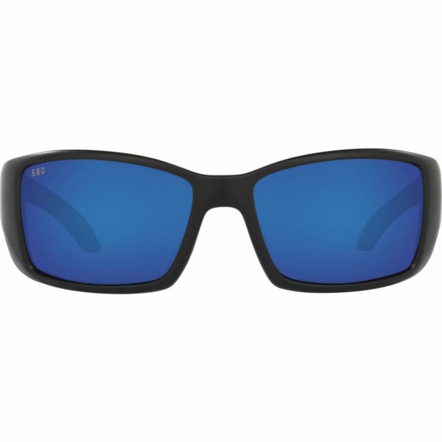 全国通販OK コスタデルメール COSTA DEL MAR メンズ メガネ・サングラス 62mm Rectangular Polarized Sunglasses Black Blue