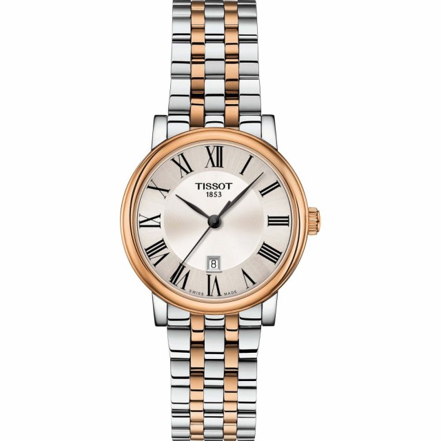 超安い ティソ Tissot レディース 腕時計 Carson レディース T Classic Carson 腕時計 Watch 30mm Silver Rose Gold ワールドデポ 22adacad En Shoutboss Com