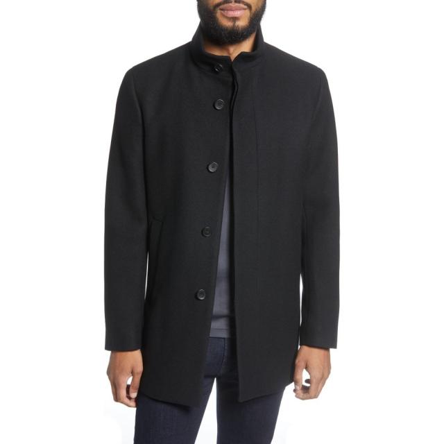 こちらの セオリー Renew Regular Fit Wool Blend Coat Charcoal Melangeの通販はau Pay