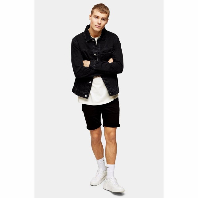 超特価好評 トップマン TOPMAN メンズ ジャケット デニムジャケット アウター Organic Cotton Denim Jacket Blackの通販はau PAY マーケット - フェルマート|商品ロットナンバー:511702545 送料無料新作