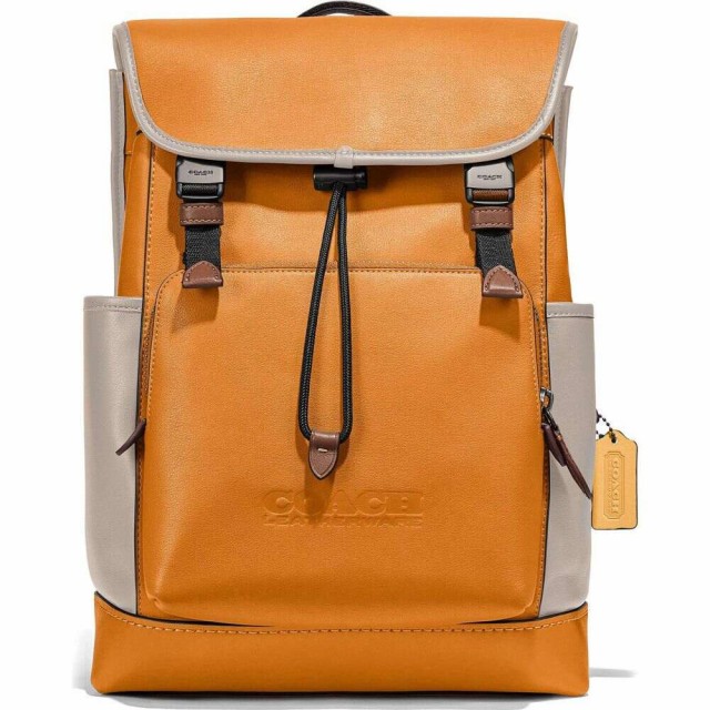 通販限定 コーチ Coach メンズ バックパック リュック バッグ League Colorblock Leather Backpack Butterscotch Multi コンビニ受取対応商品 Www Bnooon Com