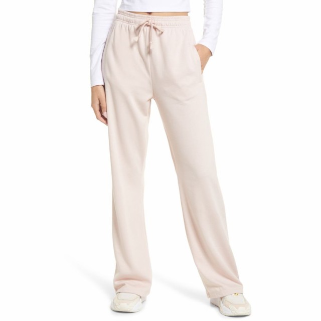 割引アイテム トップショップ Topshop レディース スウェット ジャージ ボトムス パンツ Straight Leg Sweatpants Light Pink 売り出し半額 Triplex Ee