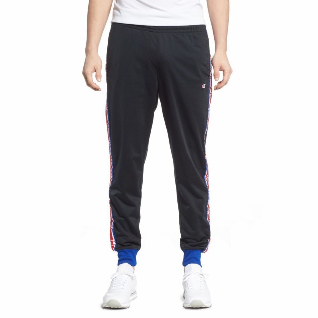 black champion track pants