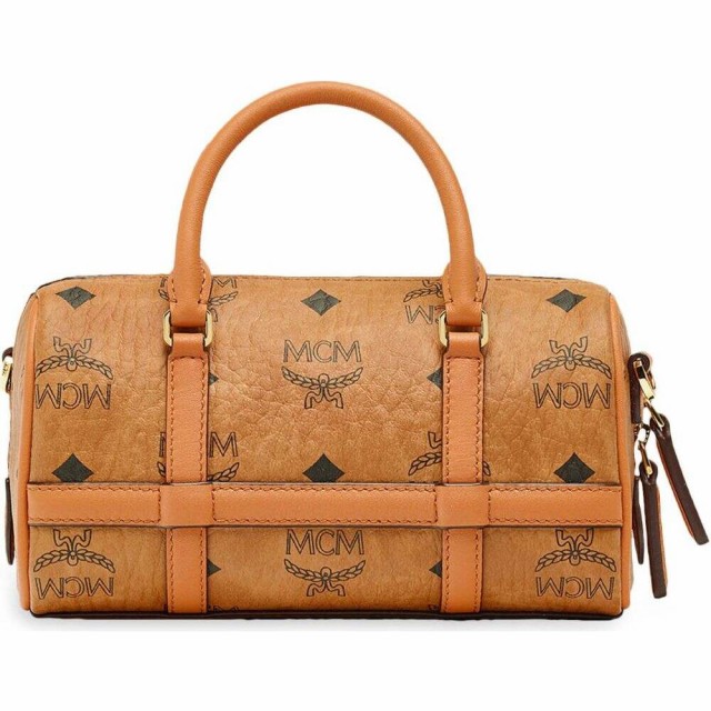 超安い Coated Visetos Boston Delmy バッグ ボストンバッグ ダッフルバッグ レディース Mcm エムシーエム Canvas Cognac Bag Mini ボストンバッグ Academy Brightgroupsofinstitutions Com