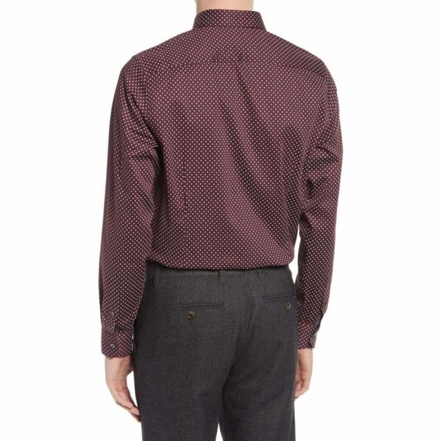 低価人気SALE テッドベーカー Trim Fit Geo Print Stretch Dress Shirt Deep Purpleの通販はau PAY マーケット - フェルマート｜商品ロットナンバー：509719605 TED BAKER LONDON メンズ シャツ トップス 日本製低価