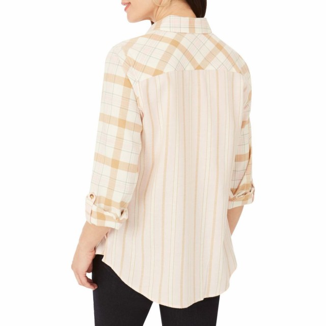 新作大人気 フォックスクロフト Zoey Mixed Print Brushed Cotton Shirt Blushの通販はau PAY マーケット - フェルマート|商品ロットナンバー:511765964 FOXCROFT レディース ブラウス・シャツ トップス 限定10%OFF