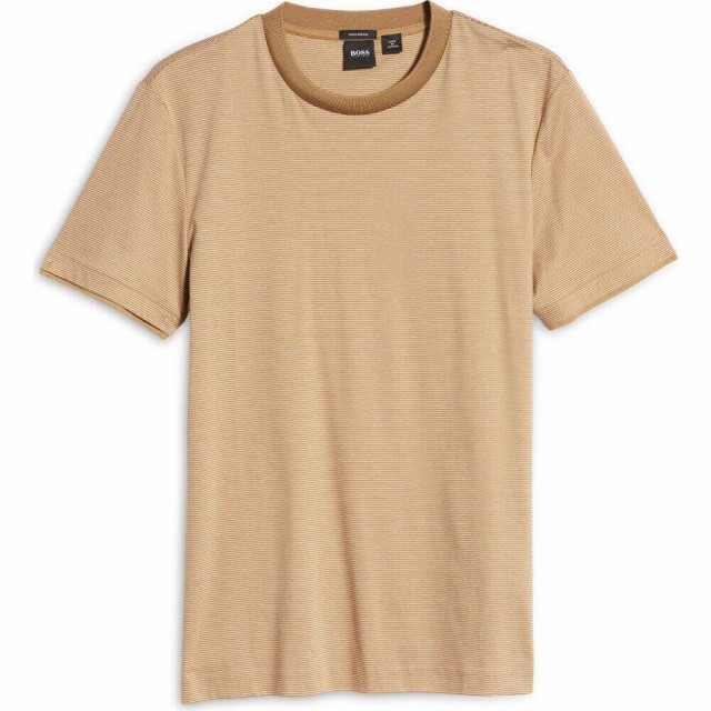 即納新作 ヒューゴ ボス BOSS メンズ Tシャツ トップス Tessler Stripe Crewneck T-Shirt Medium Beigeの通販はau PAY マーケット - フェルマート｜商品ロットナンバー：509714029 格安爆買い