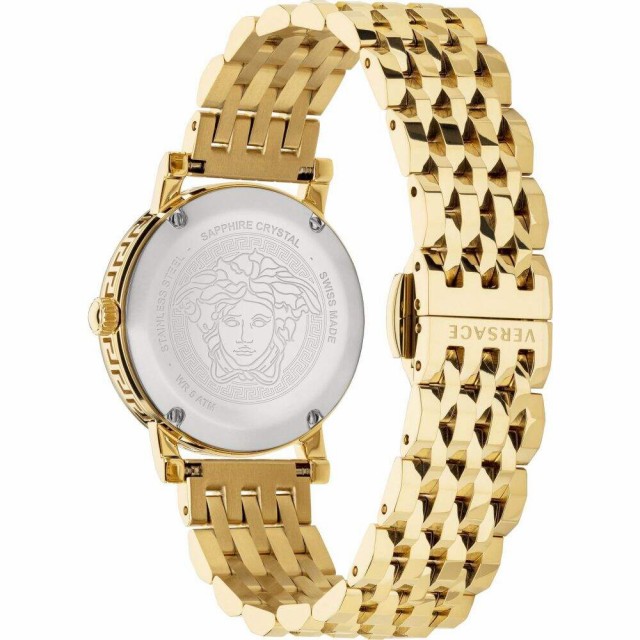 季節のおすすめ商品 メンズ Versace ヴェルサーチ 腕時計 Gold 32mm Watch Bracelet Glass Greca 腕時計メンズ Ibcra In