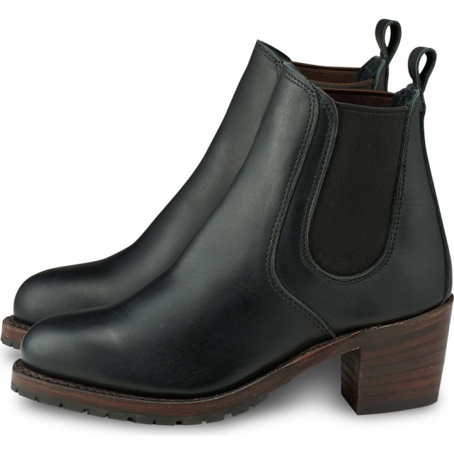 【お買得!】 レッドウィング RED WING レディース ブーツ シューズ・靴 harriet boot Black Boundary Leather, ピカキュウ 952217d7