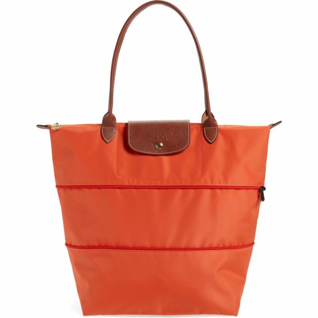 21最新作 トートバッグ レディース Longchamp ロンシャン バッグ Orange Tote Expandable Pliage Le トートバッグ Sutevalle Org