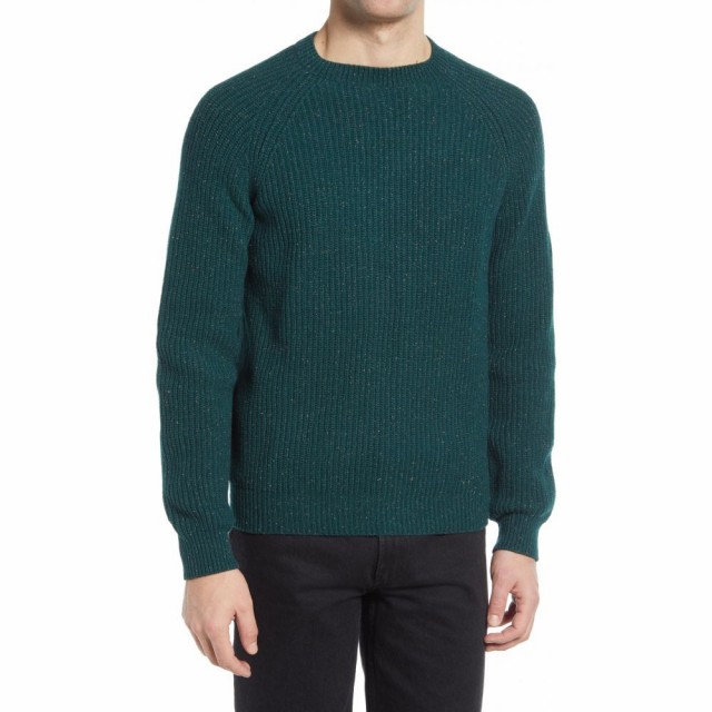 在庫限りッ アウトレット アーペーセー A P C メンズ ニット セーター トップス Mens Ludo Fisherman Sweater Heathered Green キナル別注 Startspeakingrussian Com