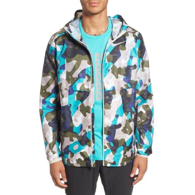 【まとめ買い】 ナイキ NIKE メンズ ランニング・ウォーキング ジャケット アウター Shield Ghost Logo Running Jacket Hyper Jade/Desert Sand, 子供大人USグッズ三昧!クシェト 4dc2427f