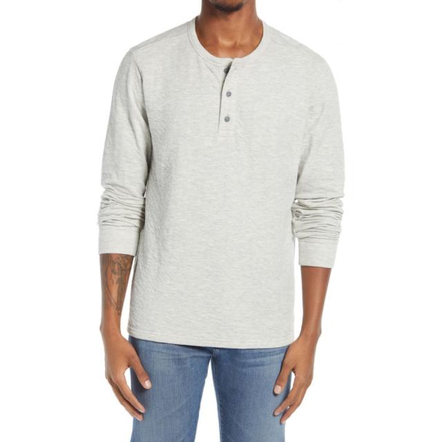 人気満点 トレジャーandボンド Treasure And Bond メンズ ニット セーター ヘンリーシャツ トップス Slub Knit Henley Grey Heather 希少 大人気 Centrodeladultomayor Com Uy