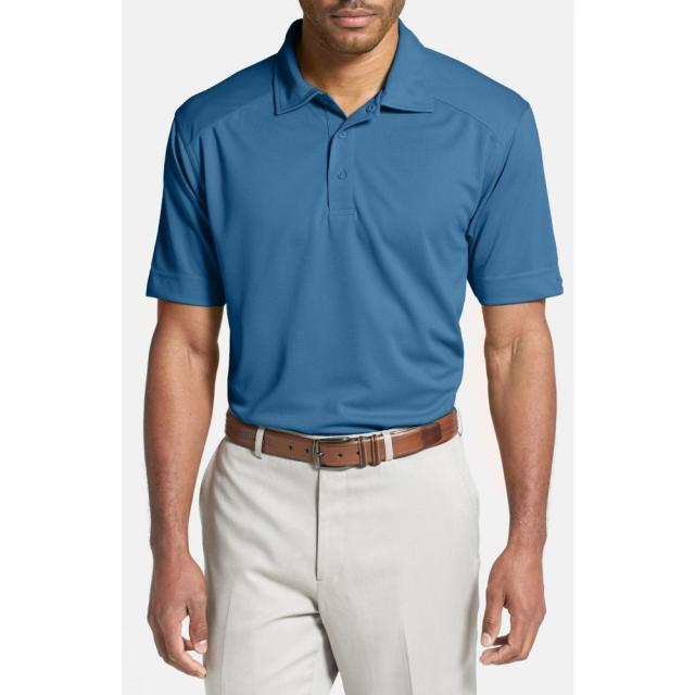 のオシャレな カッターandバック Cutter And Buck メンズ ポロシャツ トップス Genre Drytec Moisture Wicking Polo Sea Blue 時間指定不可 Www Endocenter Com Ua