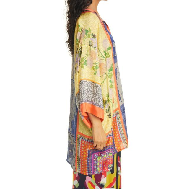 通販限定品 ジョニーワズ JOHNNY WAS レディース チュニック トップス Arden Mixed Print Silk Tunic Top Multiの通販はau PAY マーケット - フェルマート|商品ロットナンバー:511743240 低価在庫あ