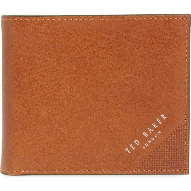 代引き手数料無料 テッドベーカー Ted Baker London メンズ 財布 二つ折り Prug Leather Bifold Wallet Tan 人気第6位 Travelstore Tn