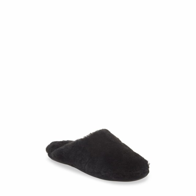 送料無料 ナトリ NATORI レディース スリッパ シューズ・靴 Bliss Genuine Shearling Slipper Black