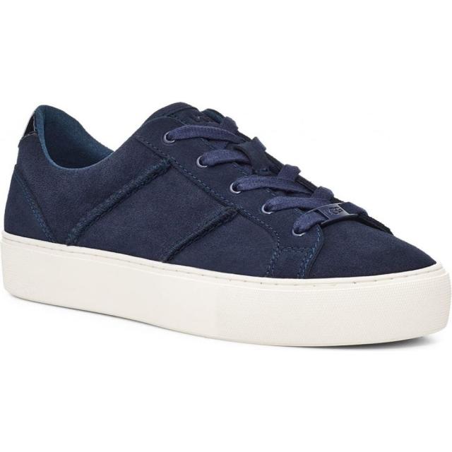 人気満点 アグ Ugg レディース スニーカー シューズ 靴 Dinale Sneaker Navy Suede 在庫有 Www Bnooon Com