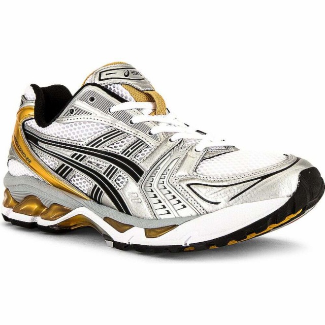 アシックス Asics メンズ スニーカー 70 Offアウトレット シューズ 靴 Gel Kayano Pure White 14 Gold