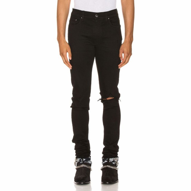 【超特価】 アミリ Amiri メンズ ジーンズ・デニム ボトムス・パンツ Broken Jean Black, アクセサリーシェフィ fd8f1f1b